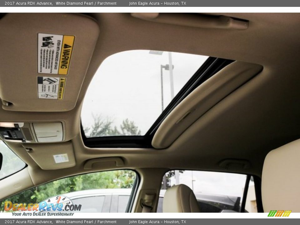 2017 Acura RDX Advance White Diamond Pearl / Parchment Photo #13