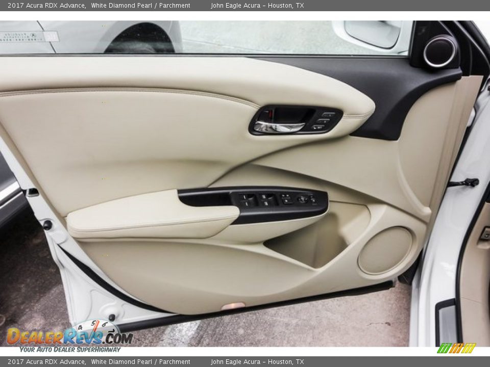 2017 Acura RDX Advance White Diamond Pearl / Parchment Photo #14
