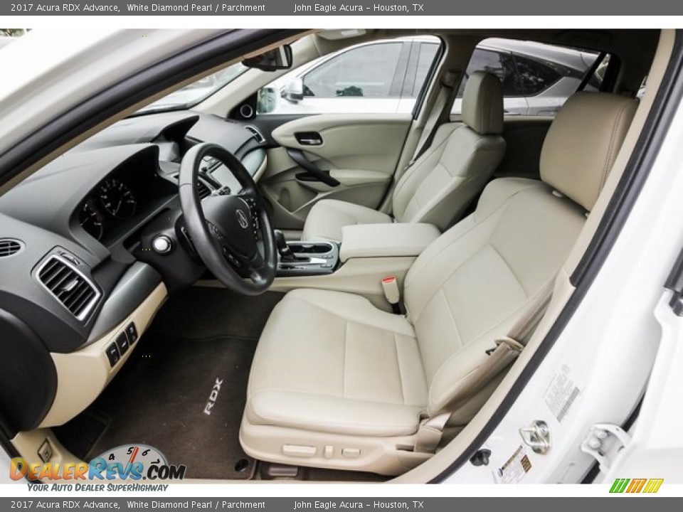 2017 Acura RDX Advance White Diamond Pearl / Parchment Photo #15