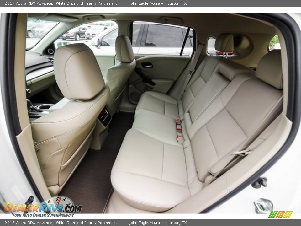 2017 Acura RDX Advance White Diamond Pearl / Parchment Photo #17