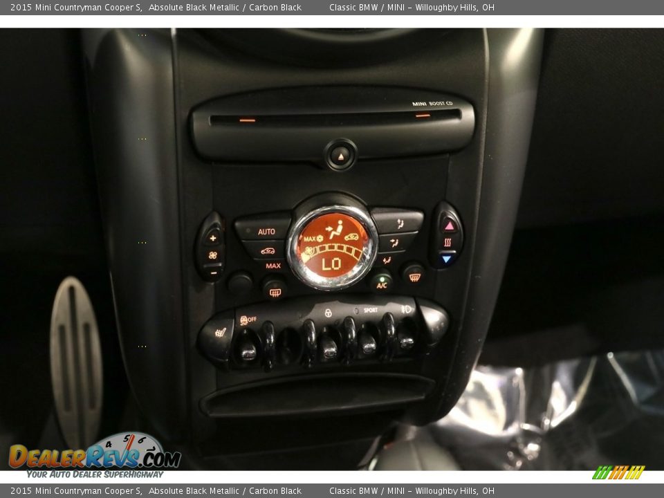 2015 Mini Countryman Cooper S Absolute Black Metallic / Carbon Black Photo #10