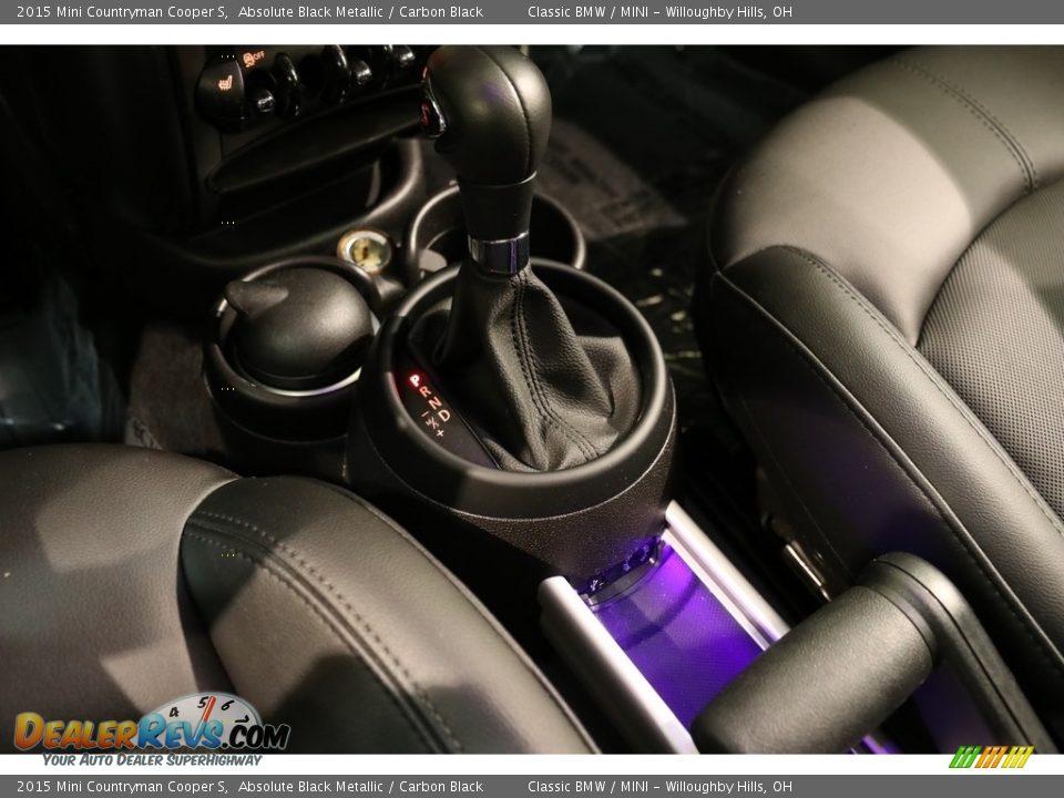 2015 Mini Countryman Cooper S Absolute Black Metallic / Carbon Black Photo #11