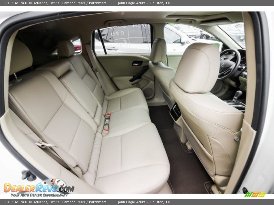 2017 Acura RDX Advance White Diamond Pearl / Parchment Photo #21