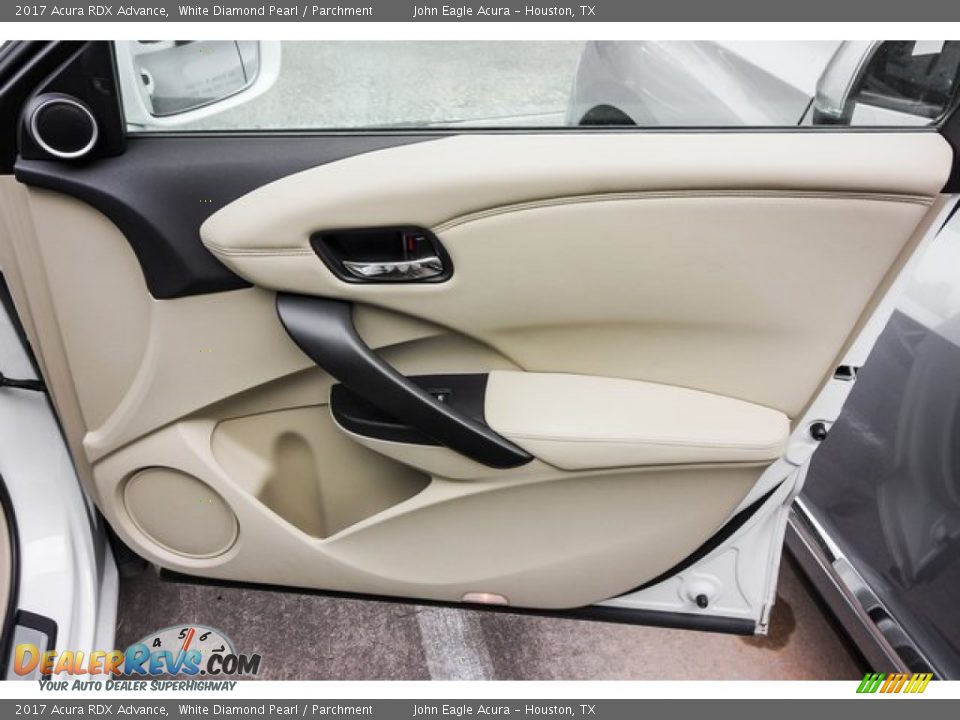 2017 Acura RDX Advance White Diamond Pearl / Parchment Photo #22