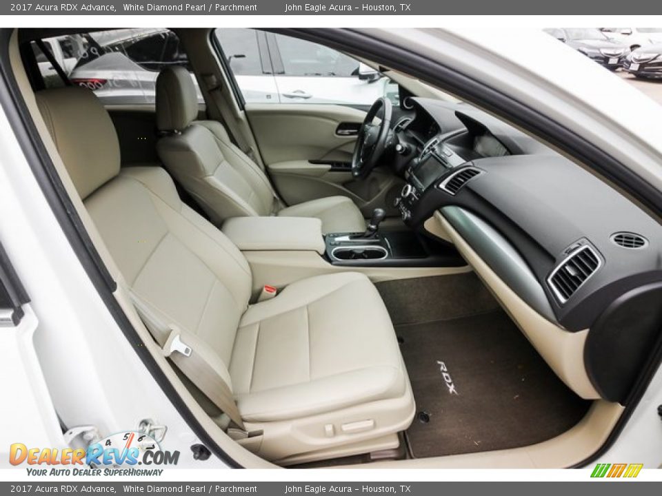2017 Acura RDX Advance White Diamond Pearl / Parchment Photo #23