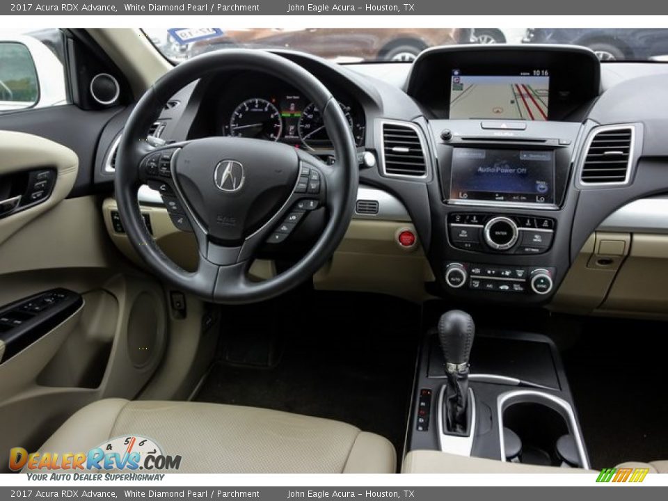 2017 Acura RDX Advance White Diamond Pearl / Parchment Photo #24