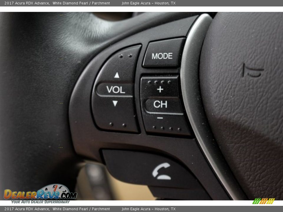 2017 Acura RDX Advance White Diamond Pearl / Parchment Photo #31