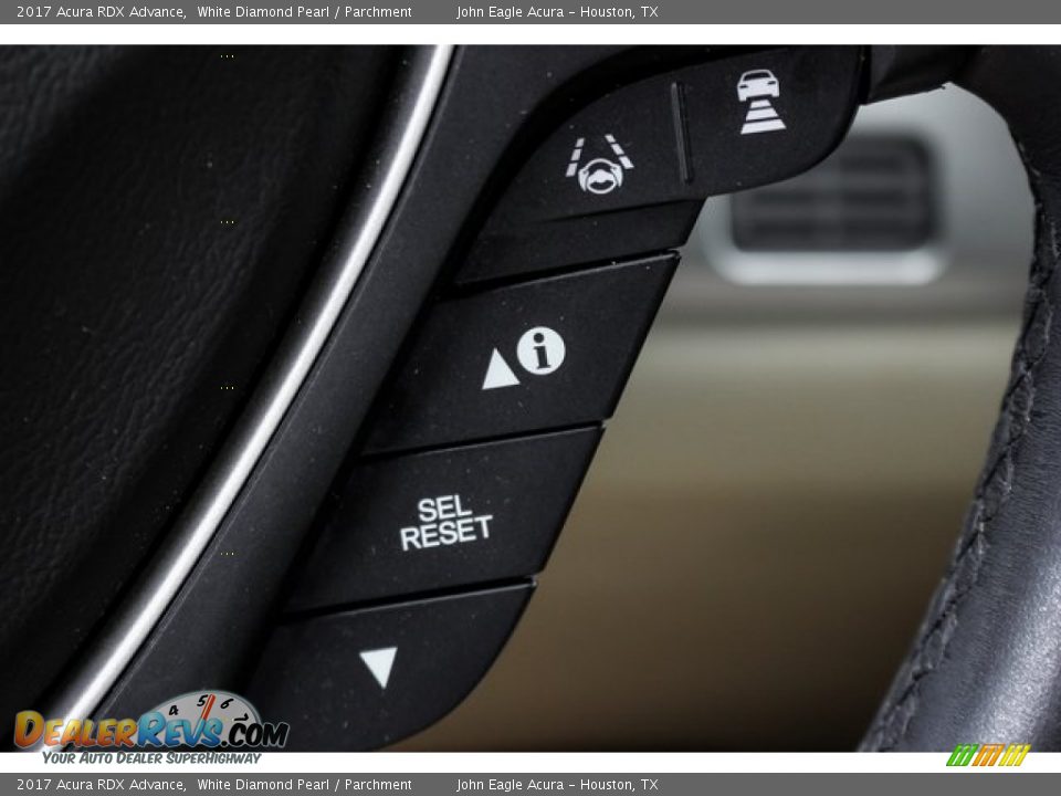 2017 Acura RDX Advance White Diamond Pearl / Parchment Photo #35