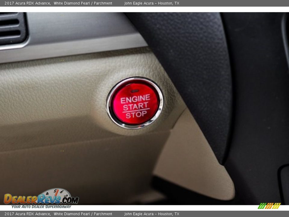 2017 Acura RDX Advance White Diamond Pearl / Parchment Photo #36