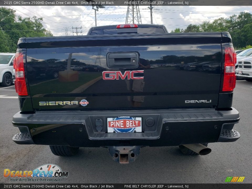 2015 GMC Sierra 2500HD Denali Crew Cab 4x4 Onyx Black / Jet Black Photo #6