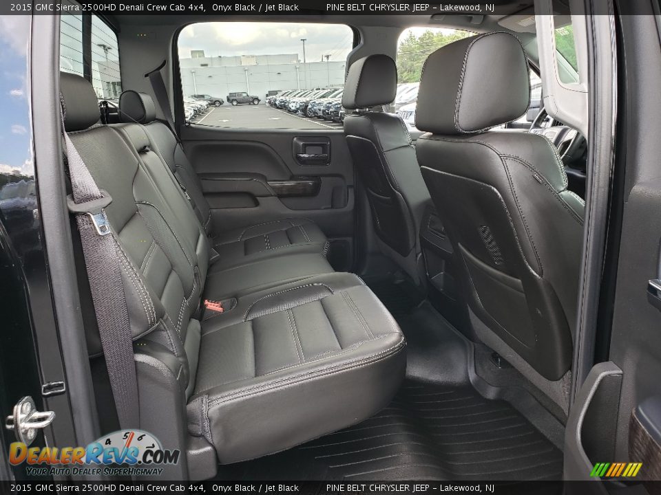 2015 GMC Sierra 2500HD Denali Crew Cab 4x4 Onyx Black / Jet Black Photo #12
