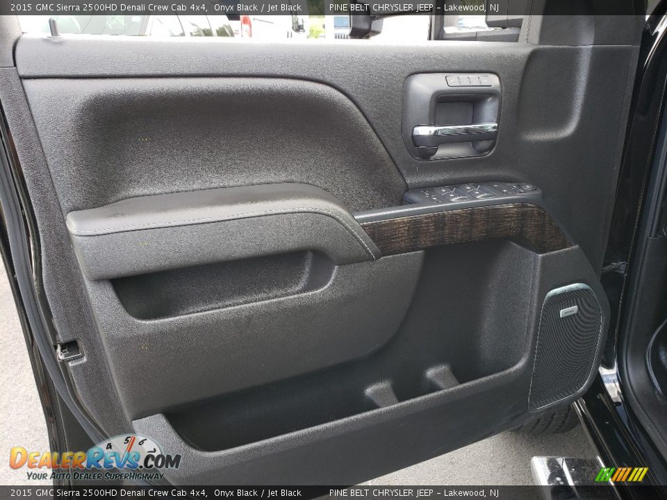 2015 GMC Sierra 2500HD Denali Crew Cab 4x4 Onyx Black / Jet Black Photo #14