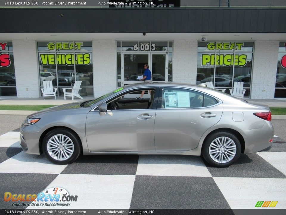 2018 Lexus ES 350 Atomic Silver / Parchment Photo #1