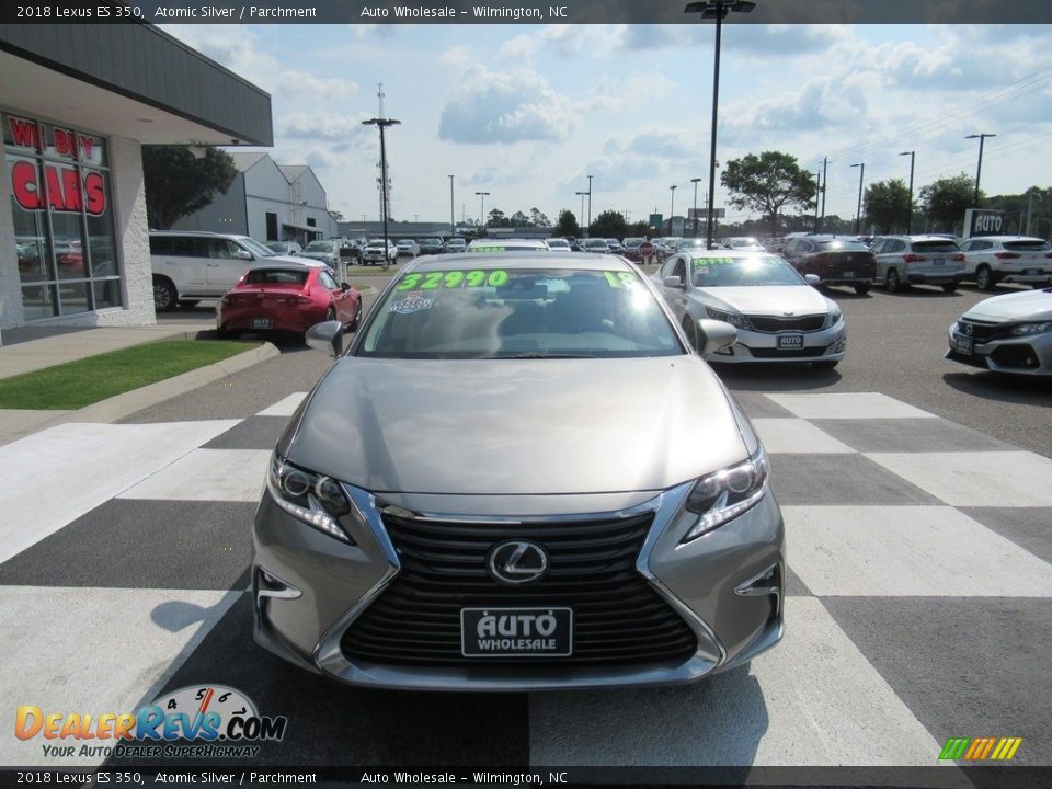 2018 Lexus ES 350 Atomic Silver / Parchment Photo #2