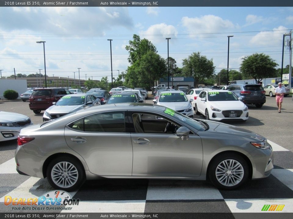 2018 Lexus ES 350 Atomic Silver / Parchment Photo #3
