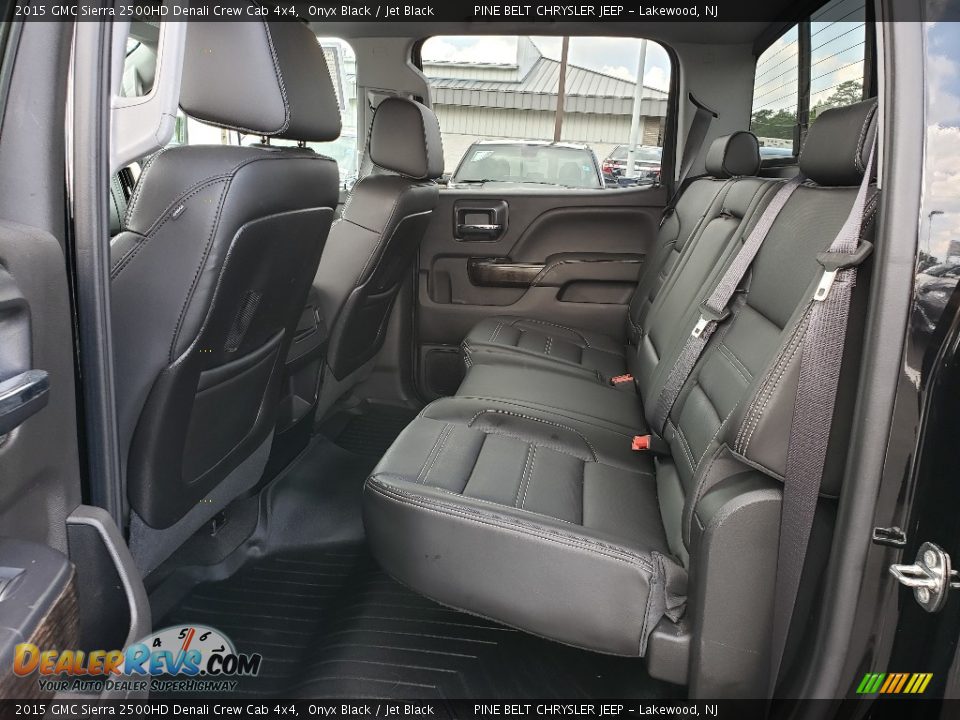 2015 GMC Sierra 2500HD Denali Crew Cab 4x4 Onyx Black / Jet Black Photo #16