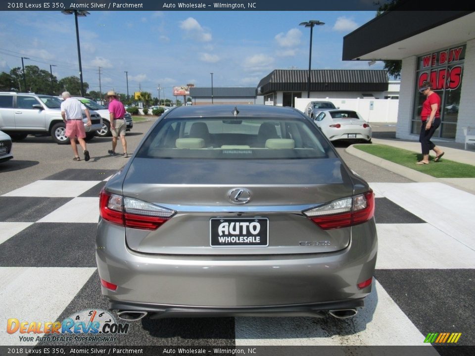2018 Lexus ES 350 Atomic Silver / Parchment Photo #4