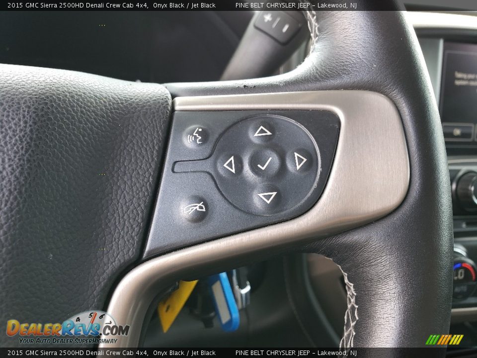 2015 GMC Sierra 2500HD Denali Crew Cab 4x4 Onyx Black / Jet Black Photo #18