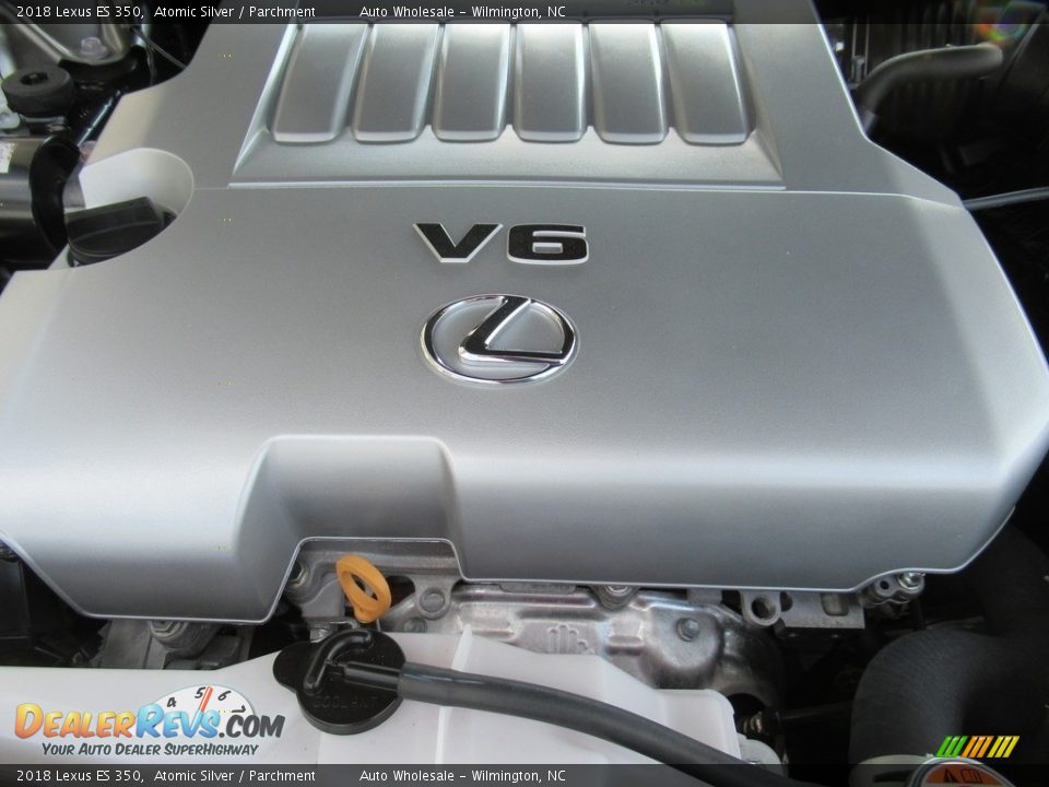 2018 Lexus ES 350 Atomic Silver / Parchment Photo #6