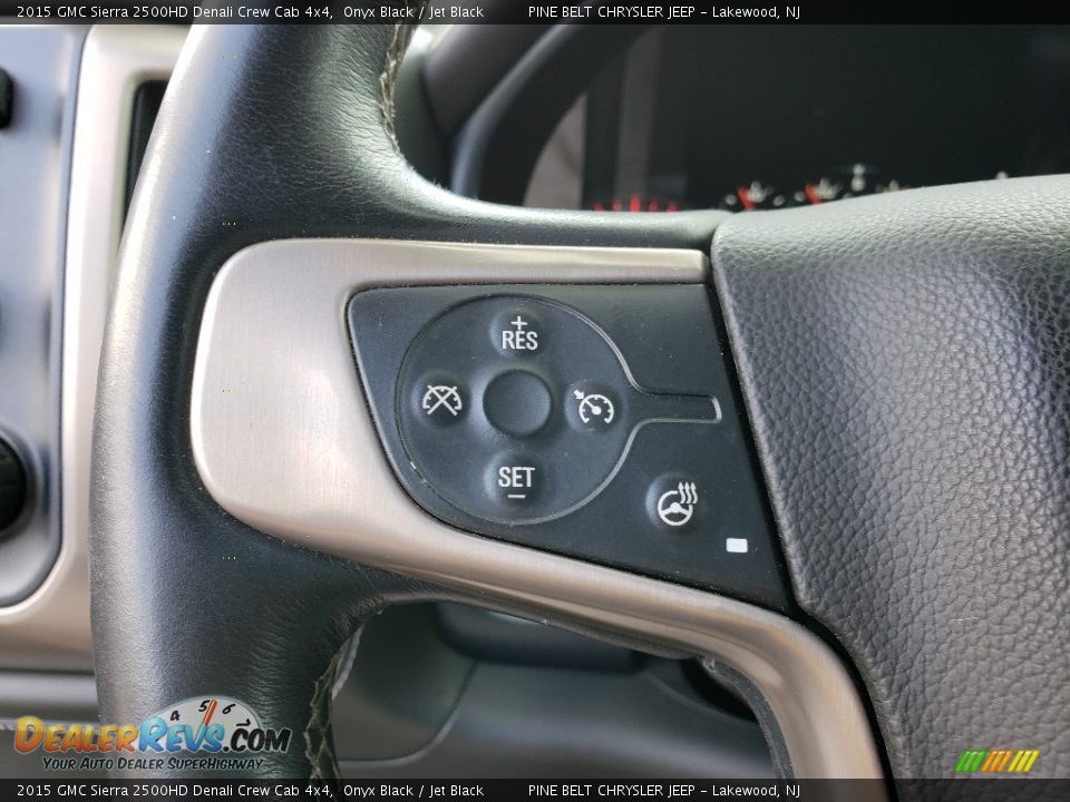 2015 GMC Sierra 2500HD Denali Crew Cab 4x4 Onyx Black / Jet Black Photo #19