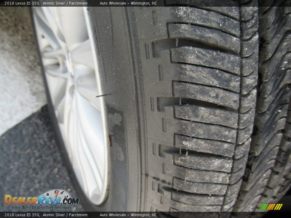 2018 Lexus ES 350 Atomic Silver / Parchment Photo #7