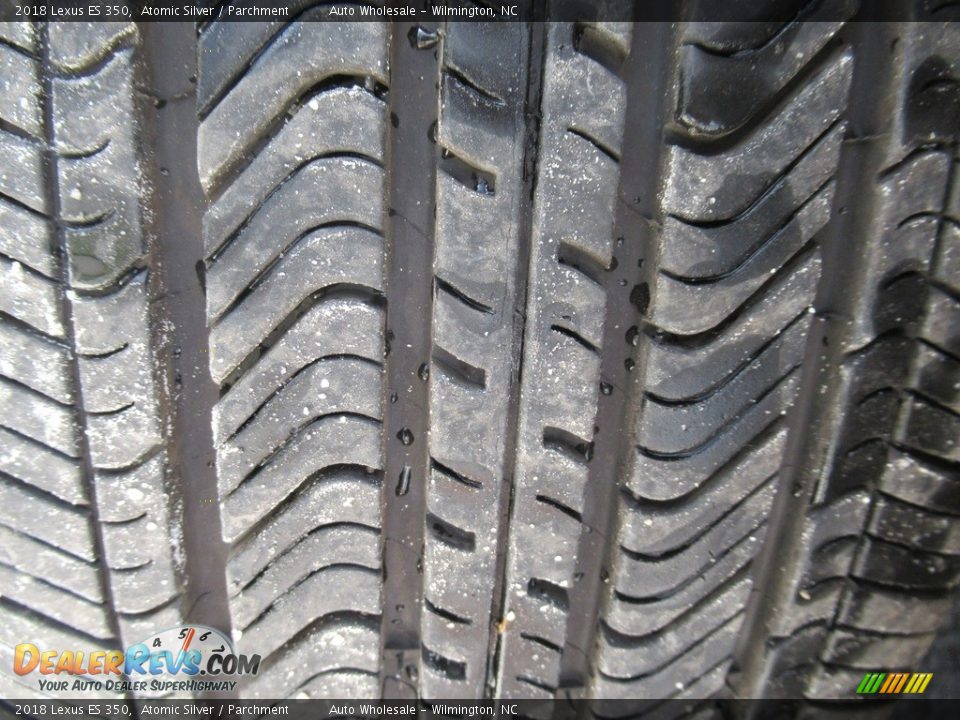 2018 Lexus ES 350 Atomic Silver / Parchment Photo #9