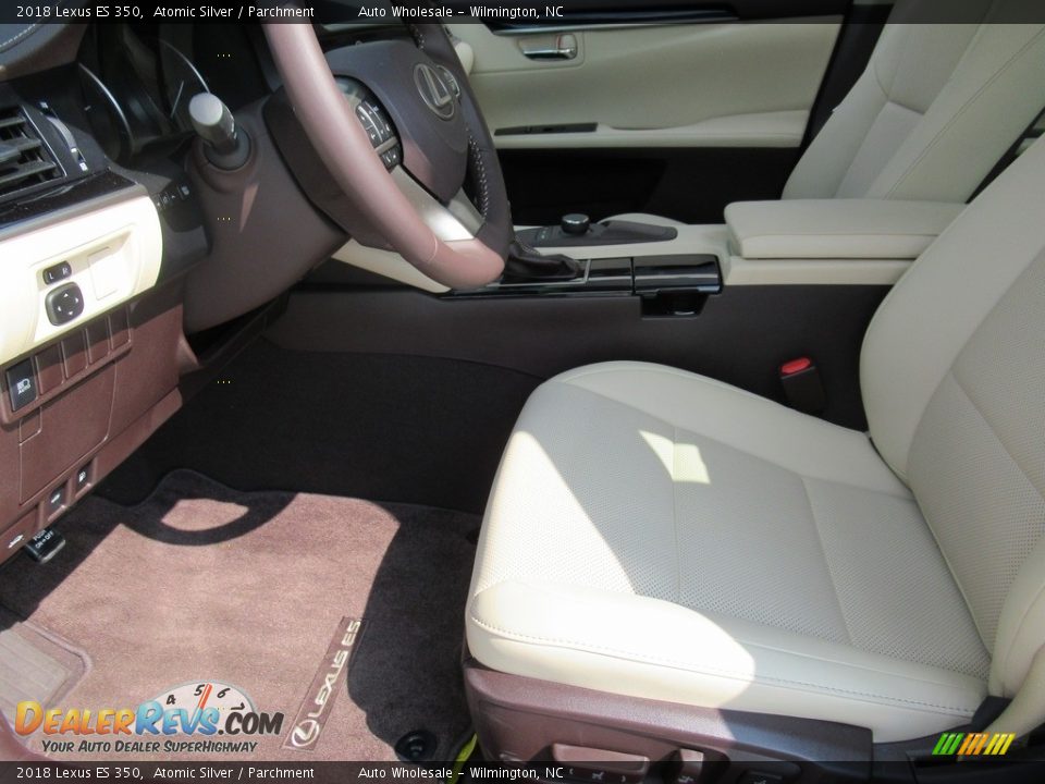 2018 Lexus ES 350 Atomic Silver / Parchment Photo #10