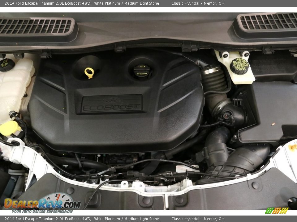 2014 Ford Escape Titanium 2.0L EcoBoost 4WD White Platinum / Medium Light Stone Photo #21