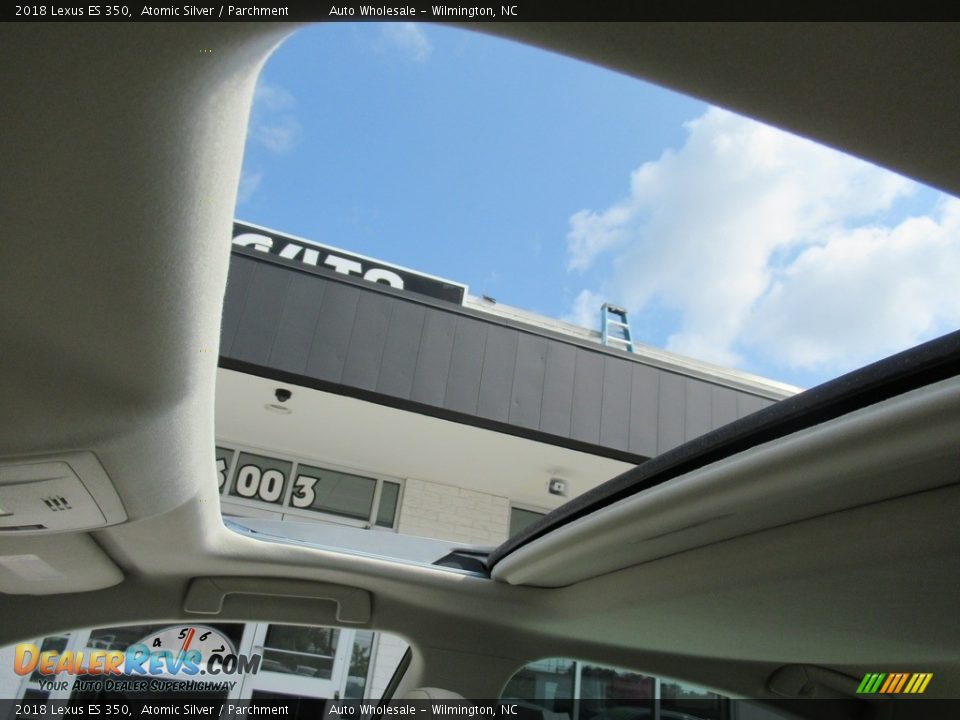 2018 Lexus ES 350 Atomic Silver / Parchment Photo #14