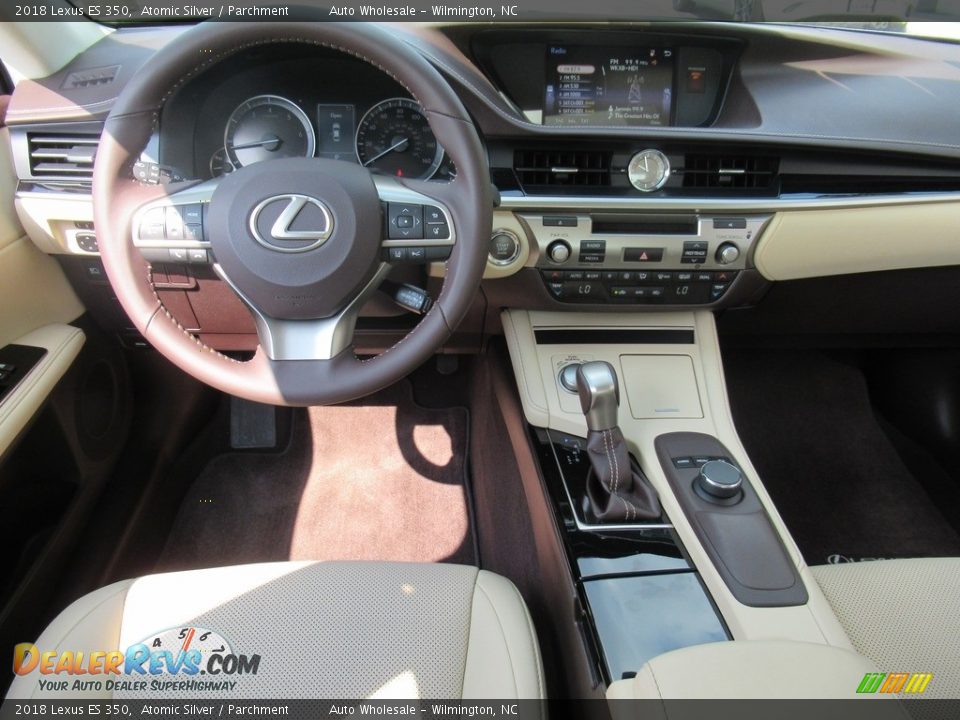 2018 Lexus ES 350 Atomic Silver / Parchment Photo #15