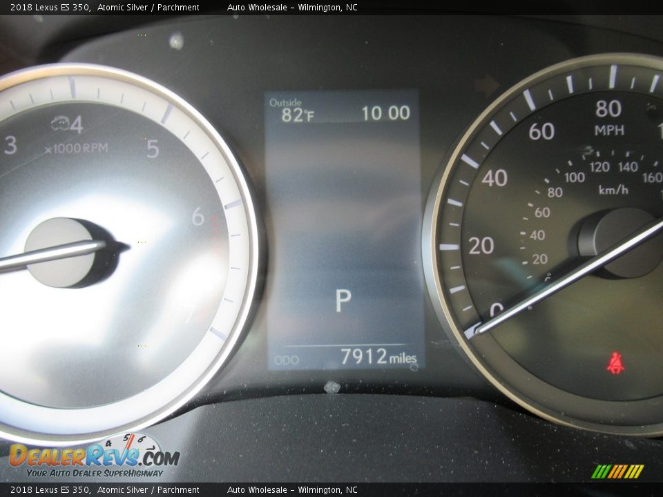 2018 Lexus ES 350 Atomic Silver / Parchment Photo #16
