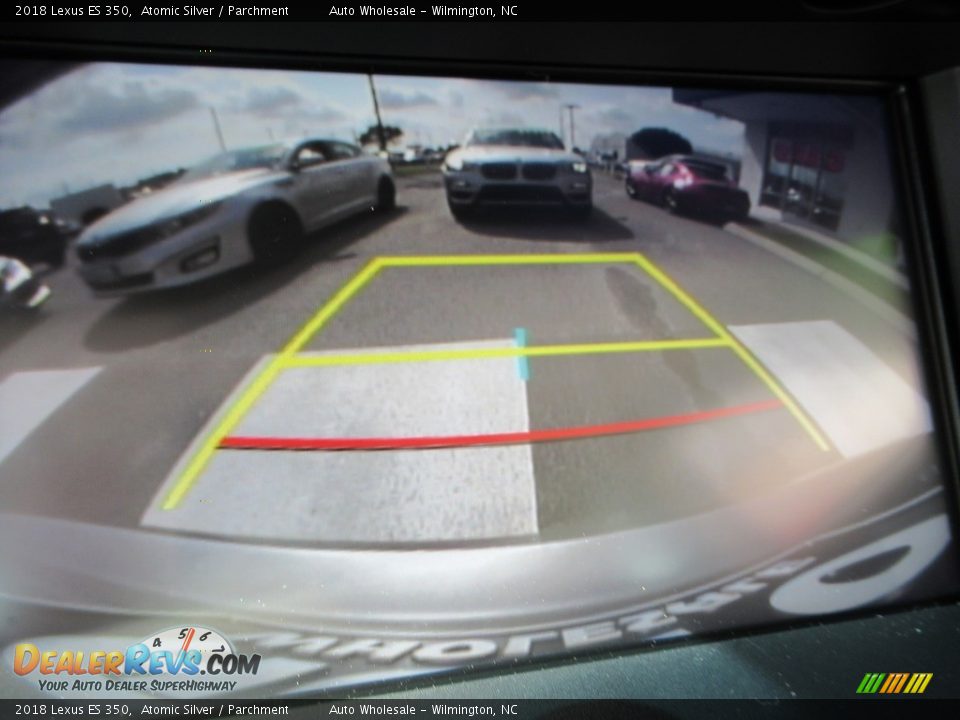 2018 Lexus ES 350 Atomic Silver / Parchment Photo #18