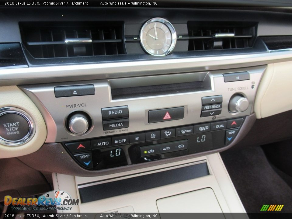 2018 Lexus ES 350 Atomic Silver / Parchment Photo #19