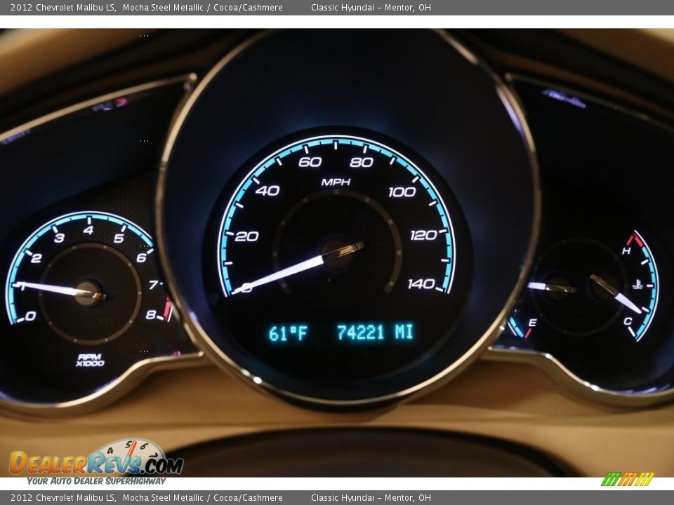 2012 Chevrolet Malibu LS Mocha Steel Metallic / Cocoa/Cashmere Photo #8