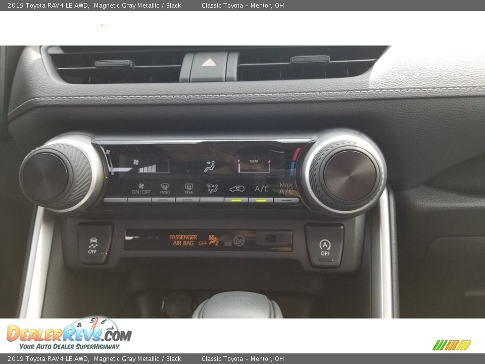 2019 Toyota RAV4 LE AWD Magnetic Gray Metallic / Black Photo #6