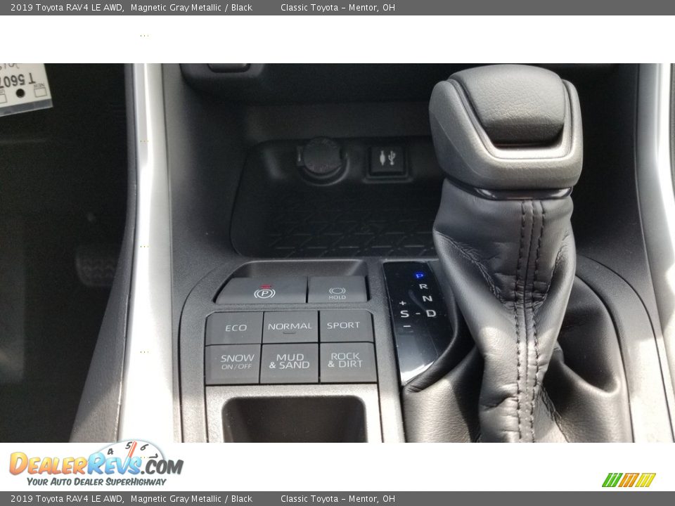 2019 Toyota RAV4 LE AWD Magnetic Gray Metallic / Black Photo #7