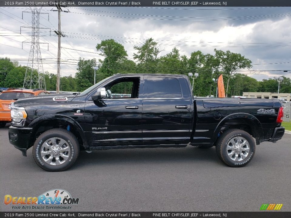 Diamond Black Crystal Pearl 2019 Ram 2500 Limited Crew Cab 4x4 Photo #3
