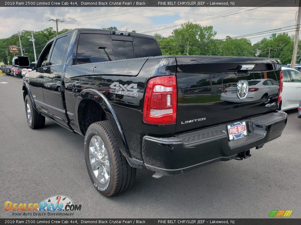 2019 Ram 2500 Limited Crew Cab 4x4 Diamond Black Crystal Pearl / Black Photo #4