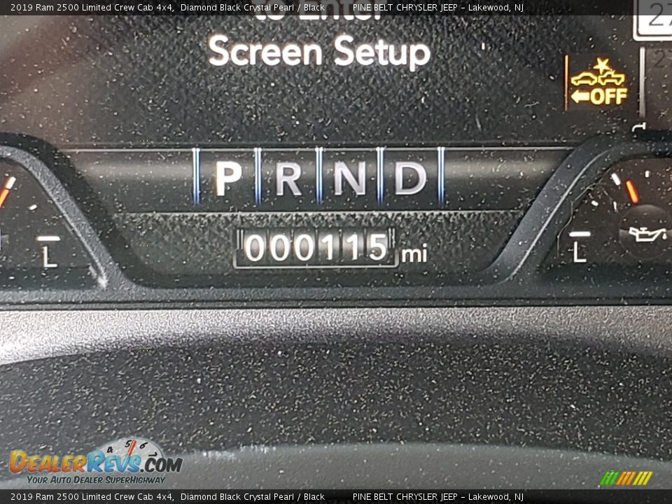2019 Ram 2500 Limited Crew Cab 4x4 Diamond Black Crystal Pearl / Black Photo #8