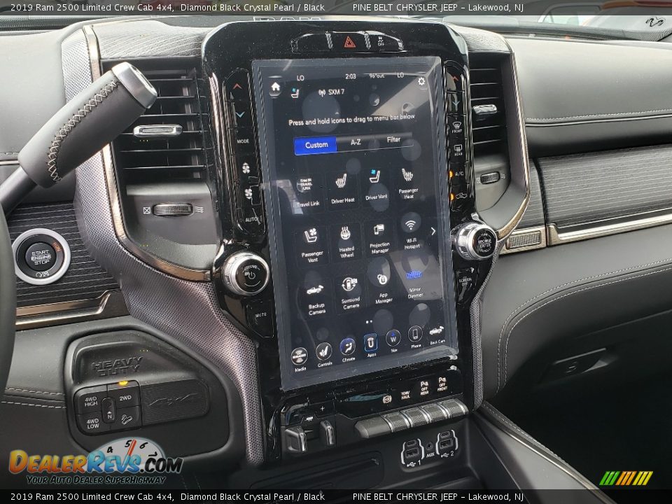 Dashboard of 2019 Ram 2500 Limited Crew Cab 4x4 Photo #9
