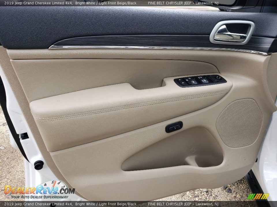 2019 Jeep Grand Cherokee Limited 4x4 Bright White / Light Frost Beige/Black Photo #7