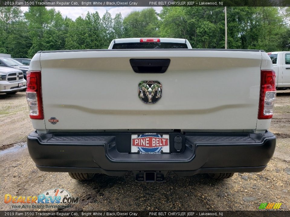 2019 Ram 3500 Tradesman Regular Cab Bright White / Black/Diesel Gray Photo #5