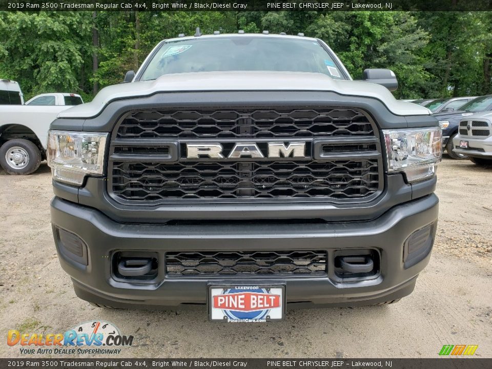 2019 Ram 3500 Tradesman Regular Cab 4x4 Bright White / Black/Diesel Gray Photo #2