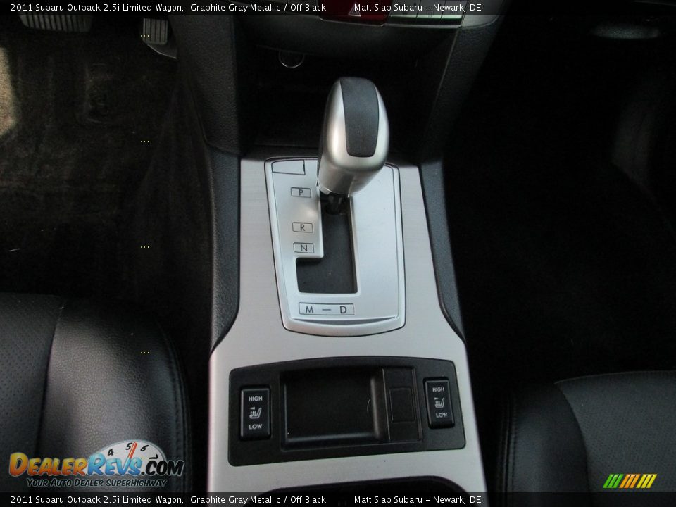 2011 Subaru Outback 2.5i Limited Wagon Graphite Gray Metallic / Off Black Photo #27