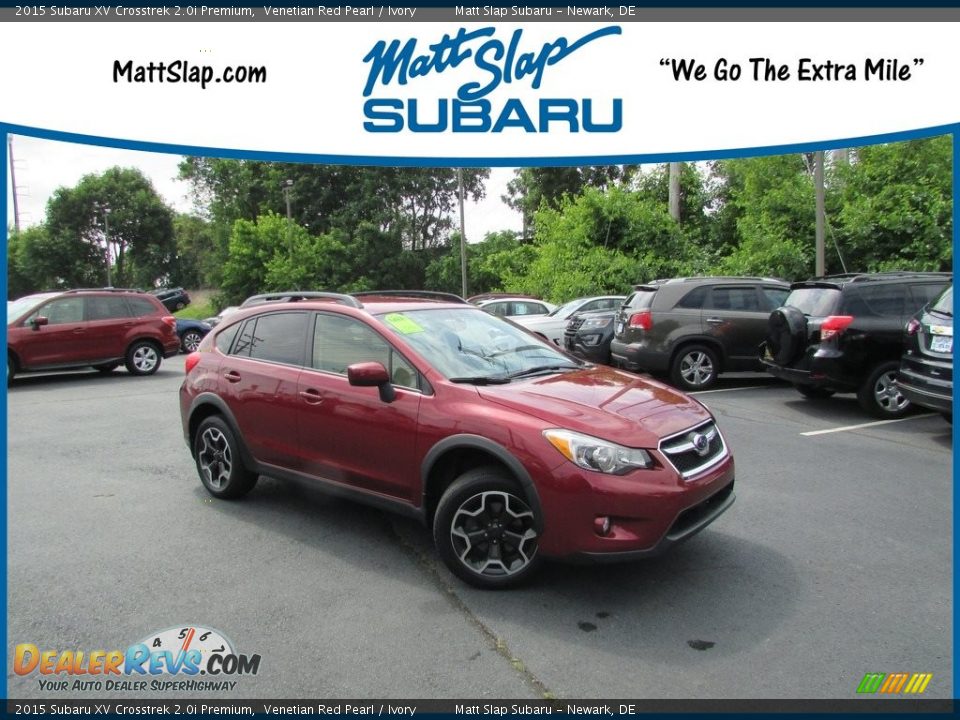 2015 Subaru XV Crosstrek 2.0i Premium Venetian Red Pearl / Ivory Photo #1