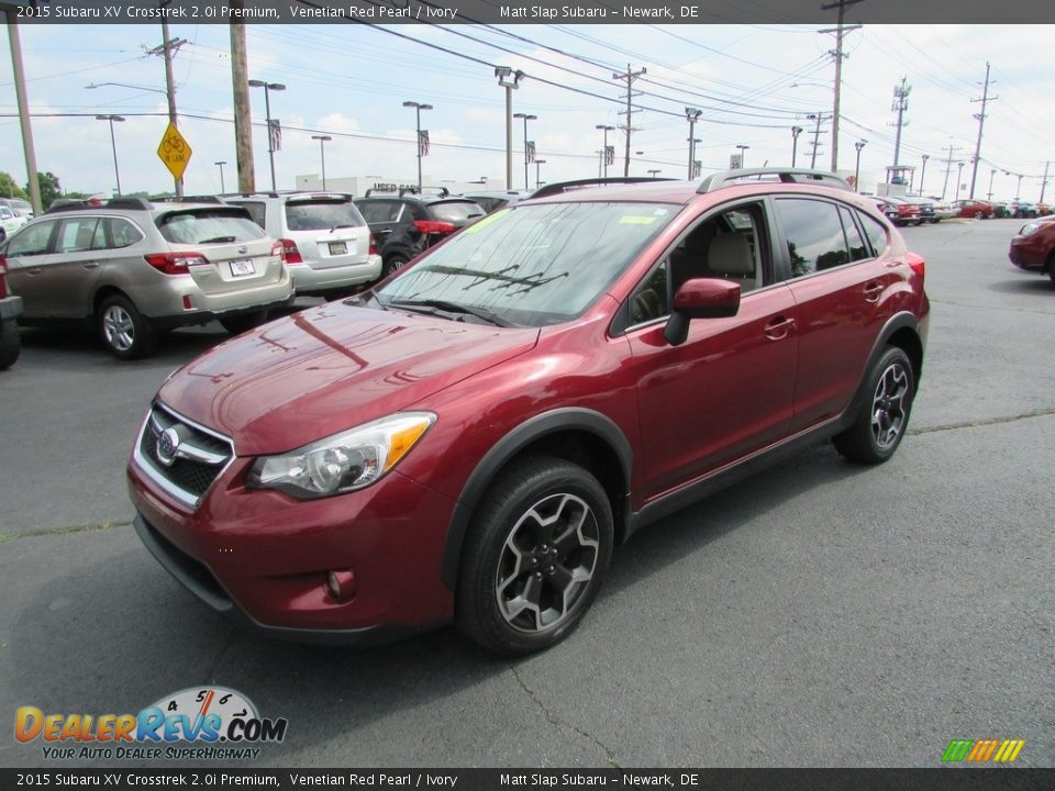 2015 Subaru XV Crosstrek 2.0i Premium Venetian Red Pearl / Ivory Photo #2