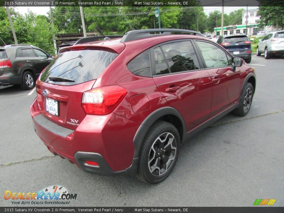 2015 Subaru XV Crosstrek 2.0i Premium Venetian Red Pearl / Ivory Photo #6