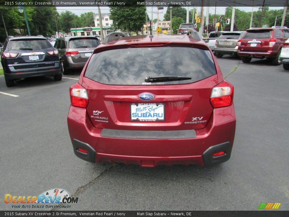 2015 Subaru XV Crosstrek 2.0i Premium Venetian Red Pearl / Ivory Photo #7