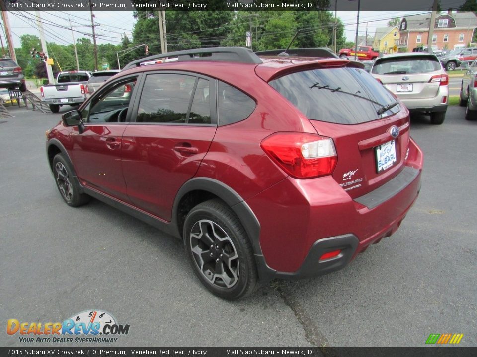 2015 Subaru XV Crosstrek 2.0i Premium Venetian Red Pearl / Ivory Photo #8