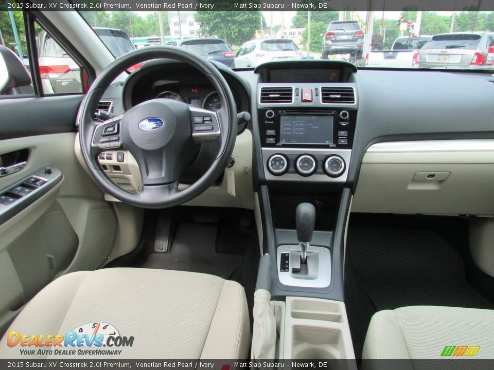 2015 Subaru XV Crosstrek 2.0i Premium Venetian Red Pearl / Ivory Photo #10